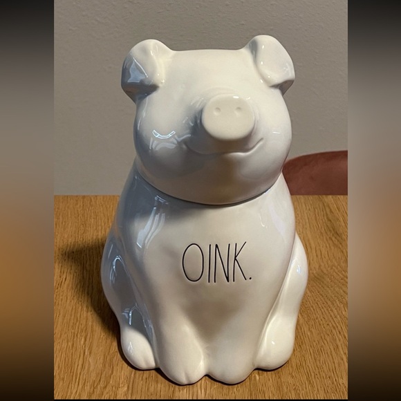 Rae Dunn Kitchen Rae Dunn Oink Pig Canister Cookie Jar 224 Poshmark